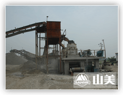 四川時(shí)產(chǎn)500噸河卵石破碎生產(chǎn)線