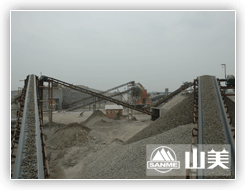 四川時(shí)產(chǎn)500噸河卵石破碎生產(chǎn)線