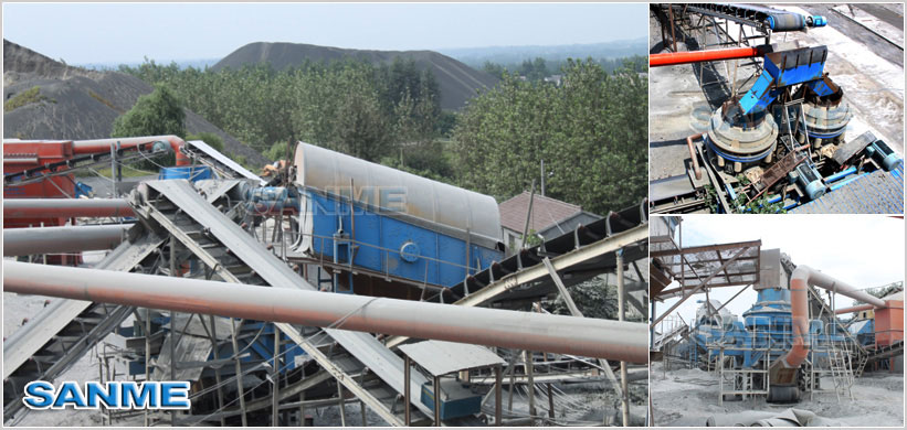 山美新型反擊破碎機(jī)現(xiàn)場圖